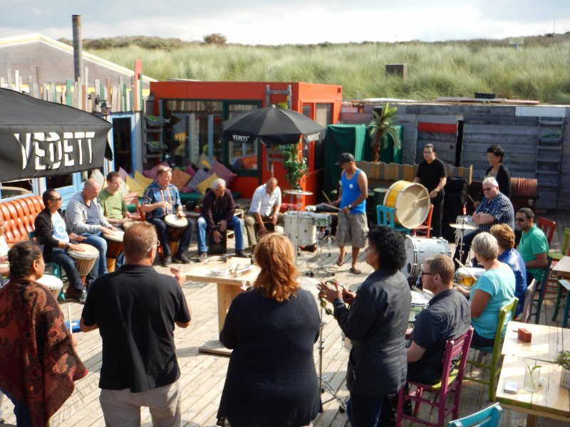 percussie workshop strand zuid holland